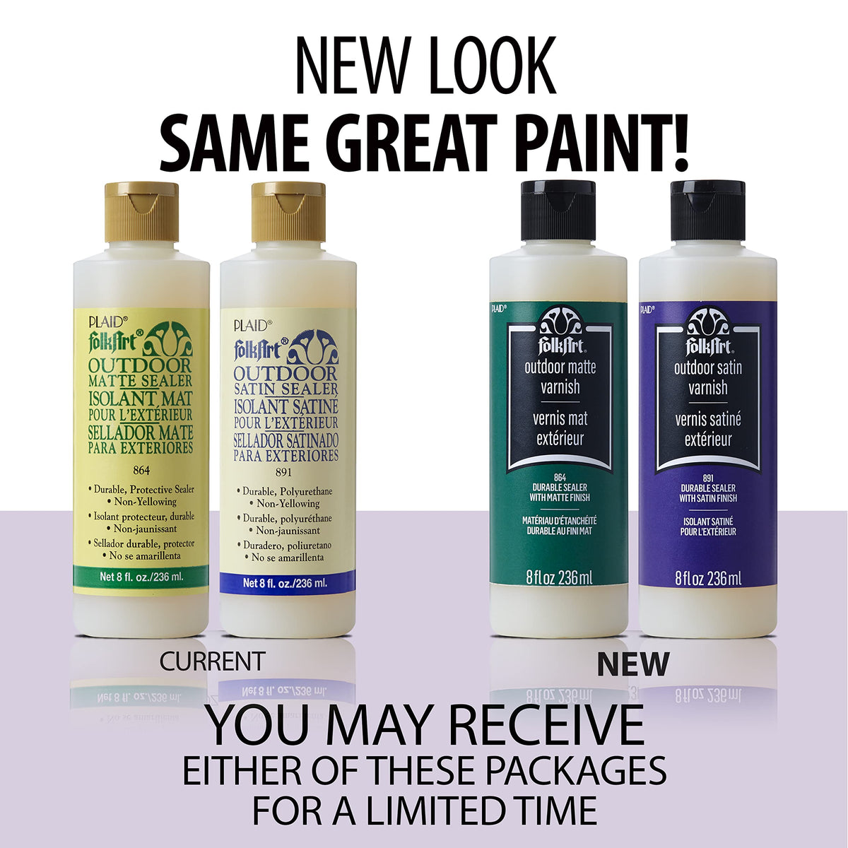FolkArt Matte Outdoor Sealer applied on wood provides weather-ready protection without yellowing.