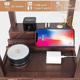 FOLKSMATE 3-way dimmable touch floor lamp ideal for reading