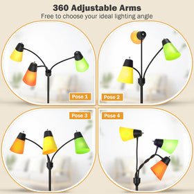 FOLKSMATE adjustable arc arms direct light precisely for different tasks