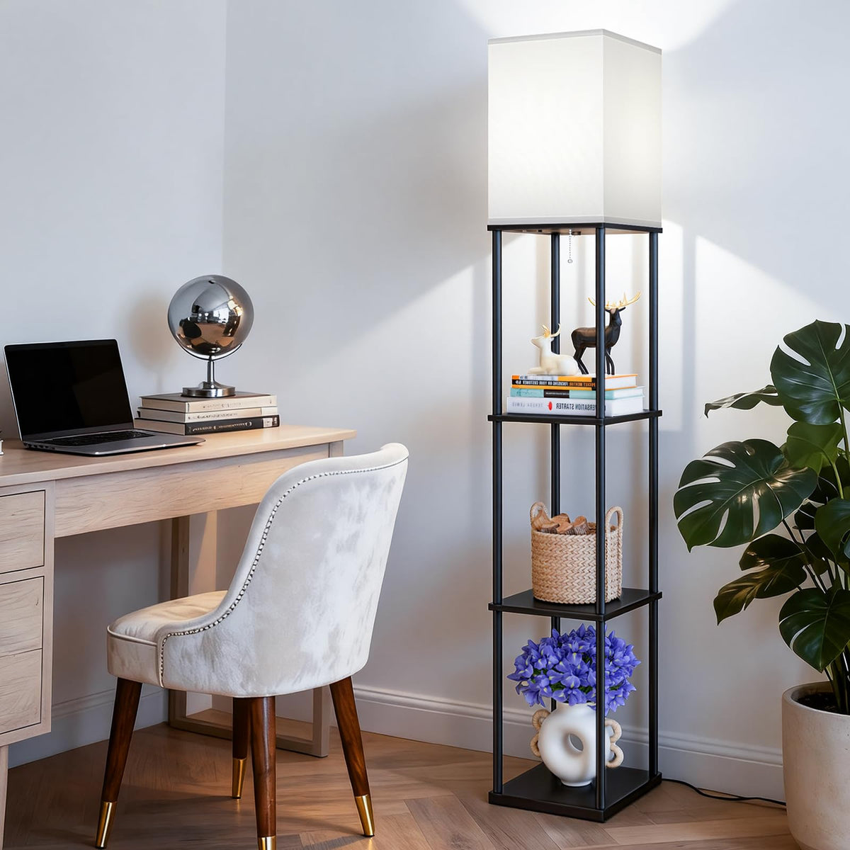 FOLKSMATE ideal for desks, nightstands, and reading corners
