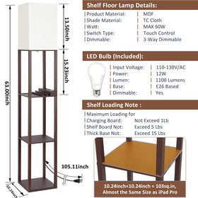 FOLKSMATE versatile living room lamp for display and ambient lighting