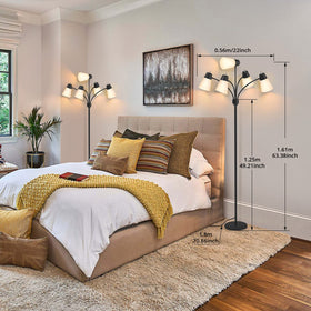 Stable metal base of the Medusa lamp enhances safety in living spaces.