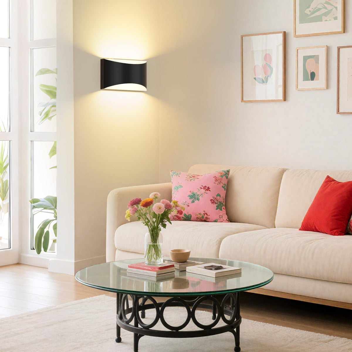FOLKSMATE patio accent light wall sconce adds outdoor-friendly warmth