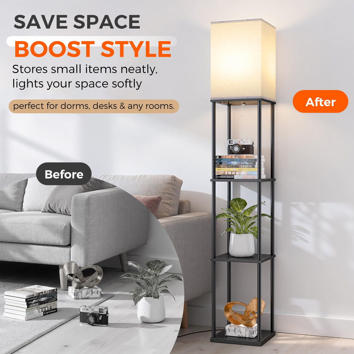 FOLKSMATE pull-chain switch enables easy color-temperature change