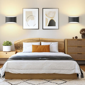 FOLKSMATE sconces installed in hallway for welcoming light