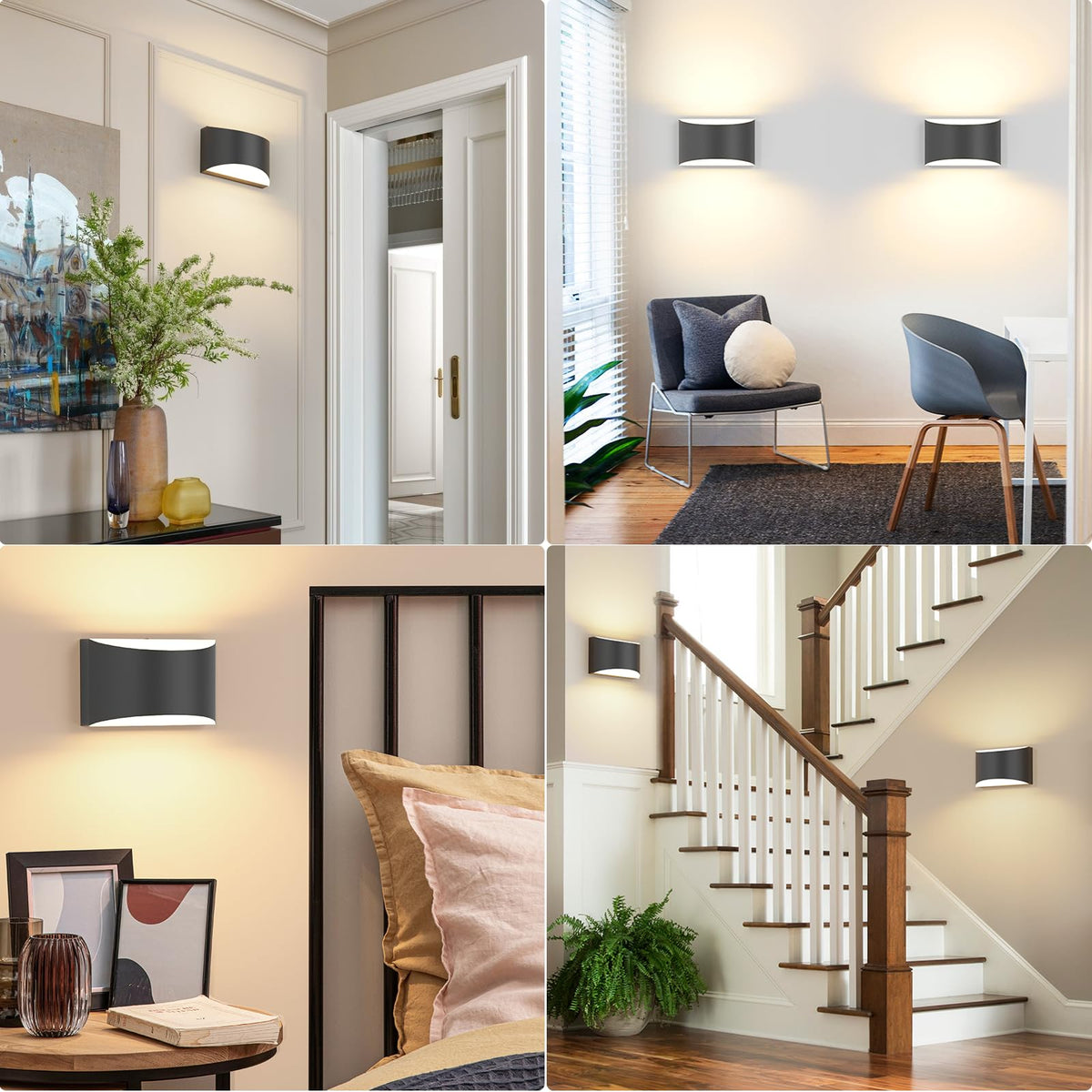 FOLKSMATE pair with packaging kit including two sconces and hardware