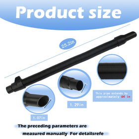 Follde vacuum hose ABS end connectors provide a secure bayonet fit