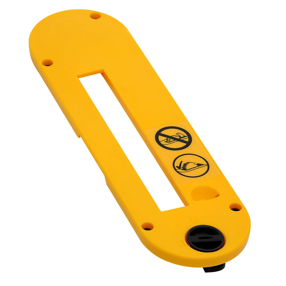 Folosem Dado Throat Plate close-up highlighting smooth surface for precise dado cuts