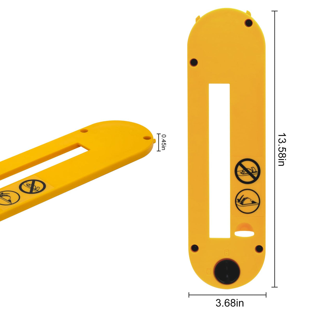 Folosem Dado Throat Plate fits DWE7490 and DWE7491 for reliable compatibility