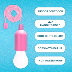 Fomlight hanging LED lights for playhouse create inviting glow without power.