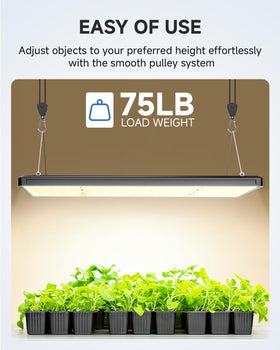 Fondwell braided polypropylene rope highlighting a durable hanging solution for grow lights