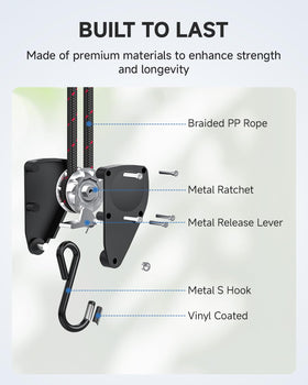 Fondwell rust-resistant S-hook complements long-lasting performance