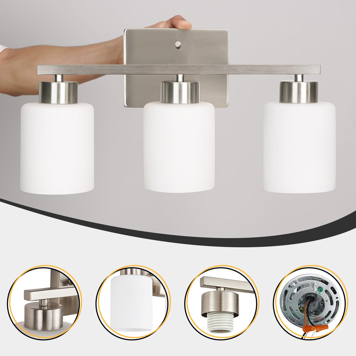 FonmYim milky-white shade delivers gentle, family-friendly illumination.