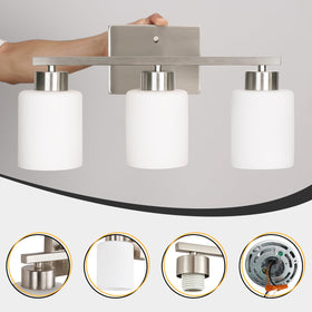 FonmYim milky-white shade delivers gentle, family-friendly illumination.