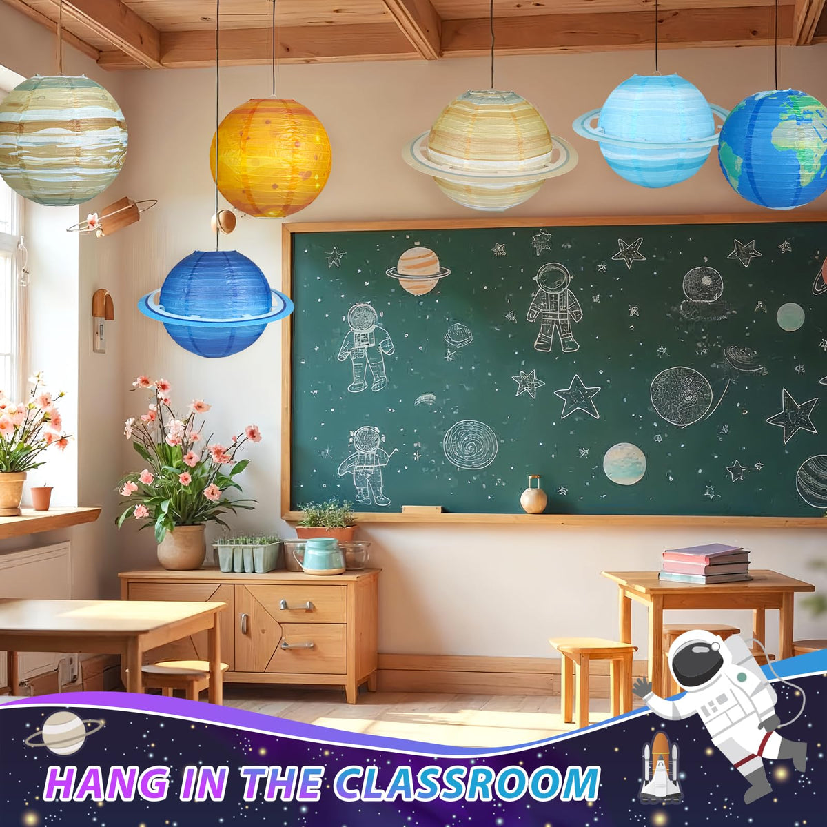 Fontien planet lantern jupiter highlights bold focal points for science-themed events