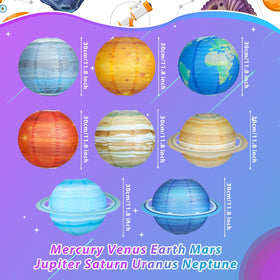 Fontien planet lantern venus adds colorful ambiance to birthday room decor