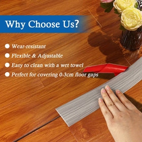 FONUNO decorative gap covers with wood grain enhance decor.