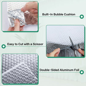 FONUNO Insulation Sheet installed on a garage door boosts energy efficiency.