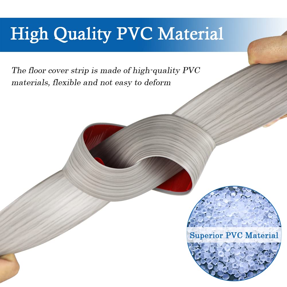 FONUNO self-adhesive PVC strip covers gaps quickly.