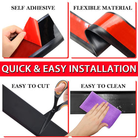 FONUNO self-adhesive wall base close-up showing strong backing for easy installation