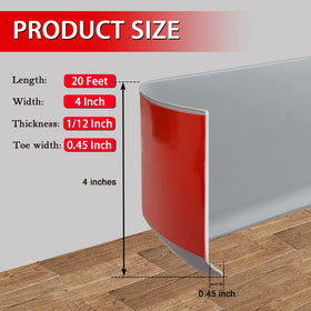 Fonuno gray vinyl base installed in hallway offers maintenance-free decoration and protection.