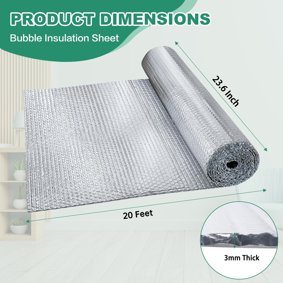 Fonuno Waterproof insulation sheet designed for outdoor use and easy cleaning.