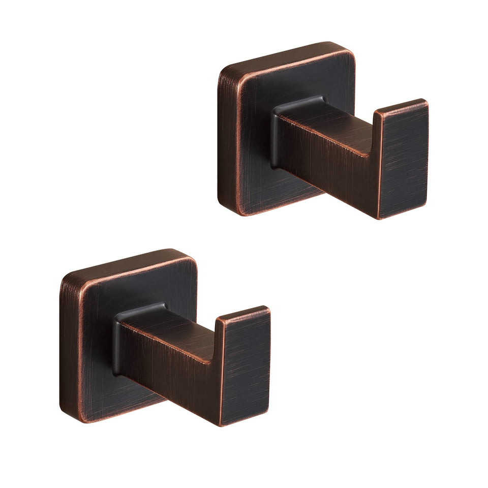 FORBATH bronze towel hook wall mount close-up highlighting rust-proof stainless steel