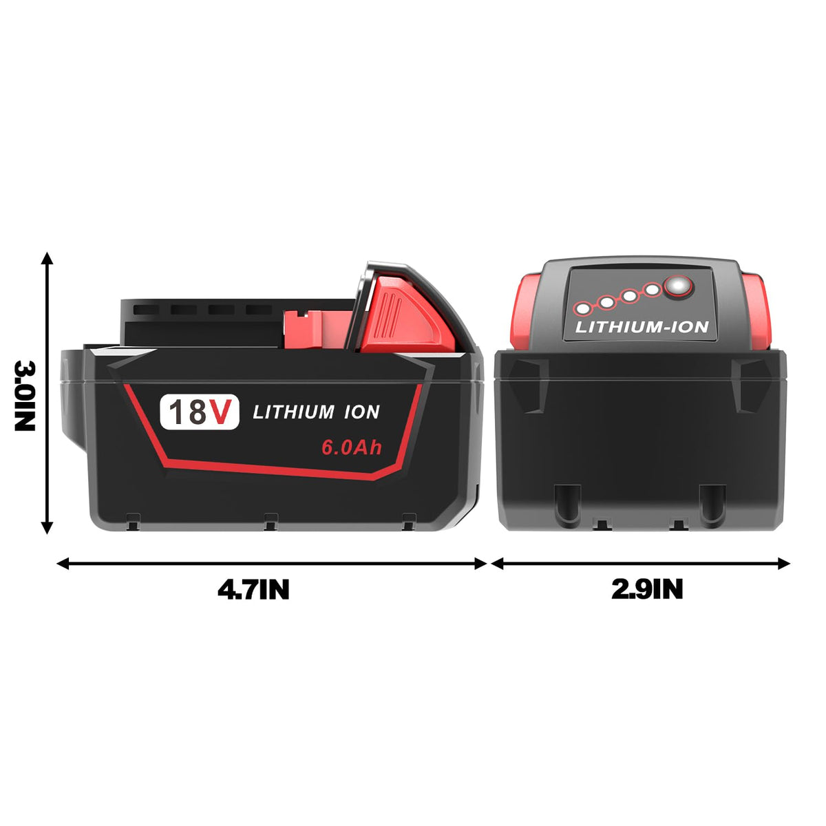 FORBETER two-pack battery setup for extended project sessions.