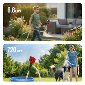 FORDWALT 36-inch submersible barrel enables reach in rain barrels and basements.