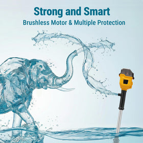 FORDWALT aluminum-barrel construction ensures durable outdoor pumping.