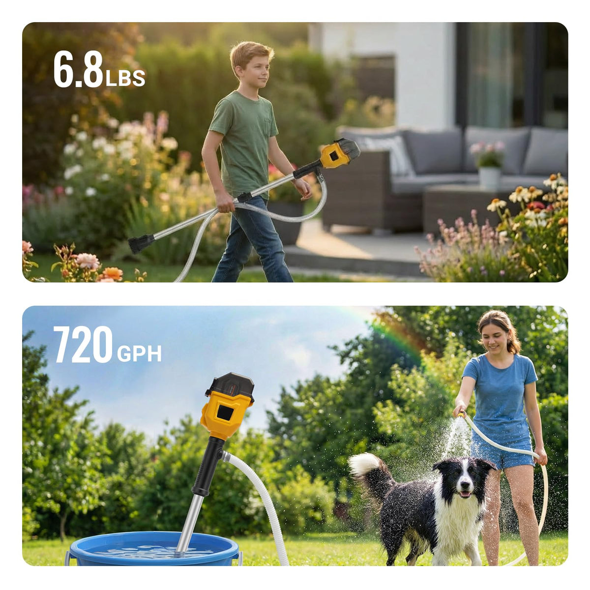 FORDWALT three-speed-settings provide task-specific control for pumping tasks.