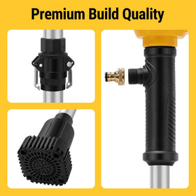 FORDWALT water-transfer-pump versatile for rain barrels and flooded spaces.