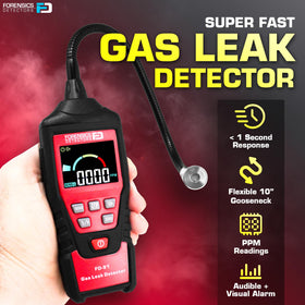 Forensics Detectors FD 10ft drop-test demonstrates durable ABS housing in rugged environments.