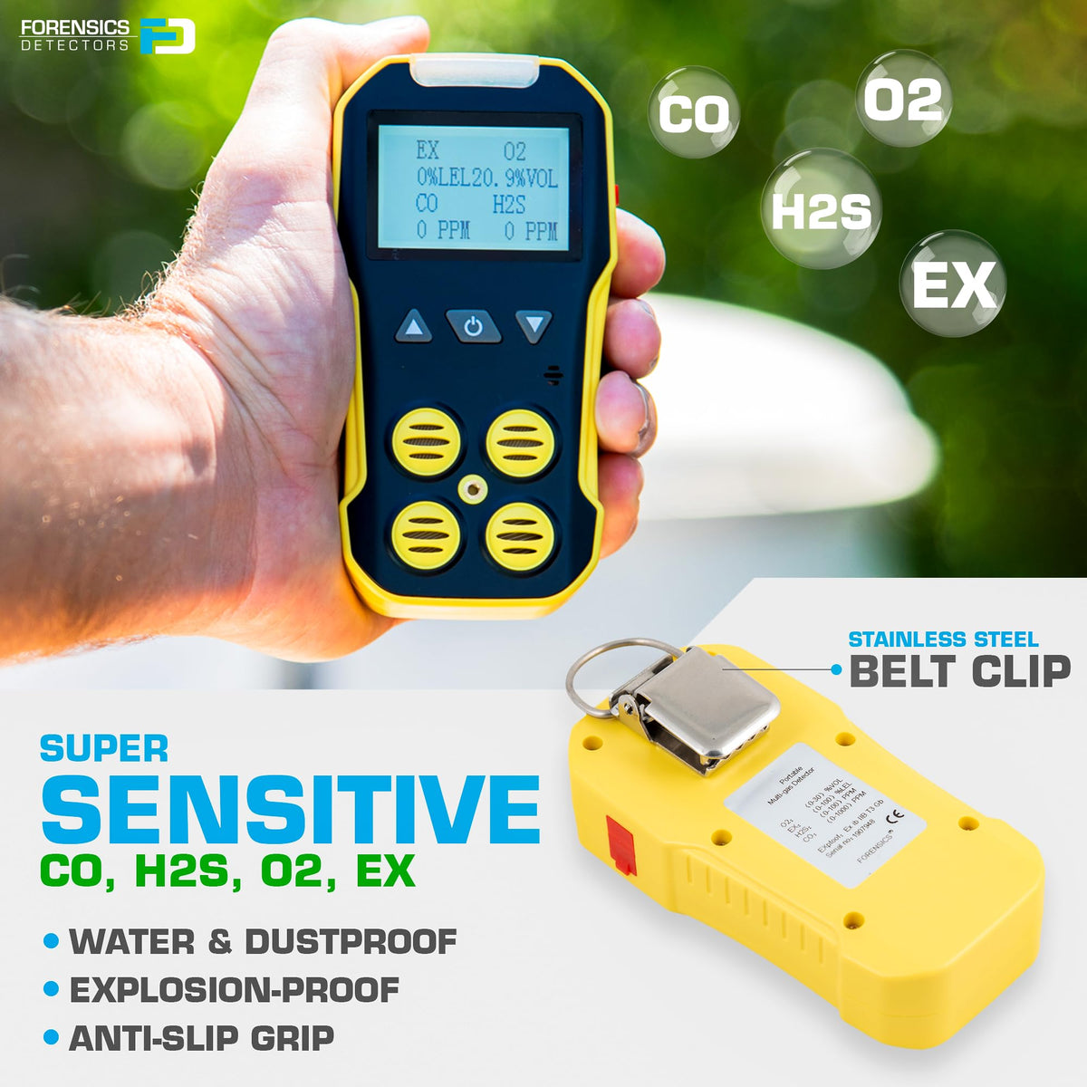 FORENSICS DETECTORS FD calibration certificates validate factory testing and quality.