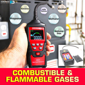 Forensics Detectors FD methane-calibrated sensor supports accurate gas readings during inspections.