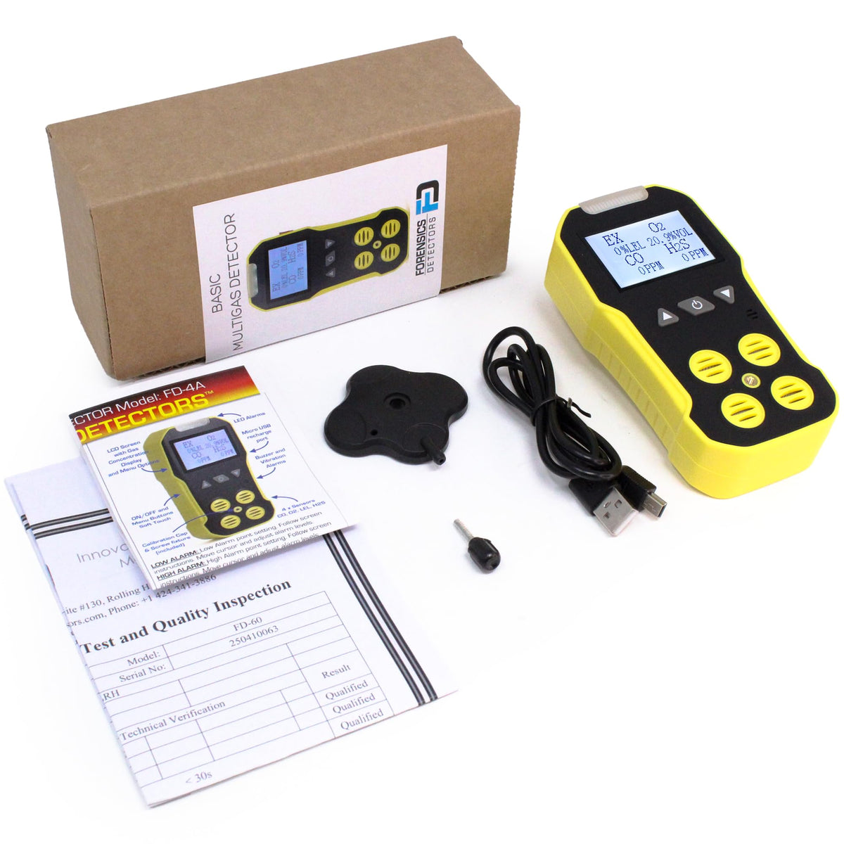 FORENSICS DETECTORS FD rugged design is waterproof, dustproof, and explosion-proof.