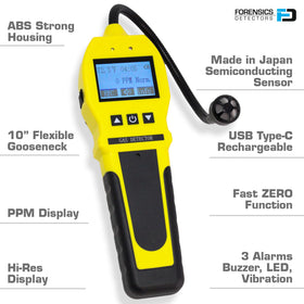 FORENSICS DETECTORS FD calibration certificate image emphasizing quality assurance