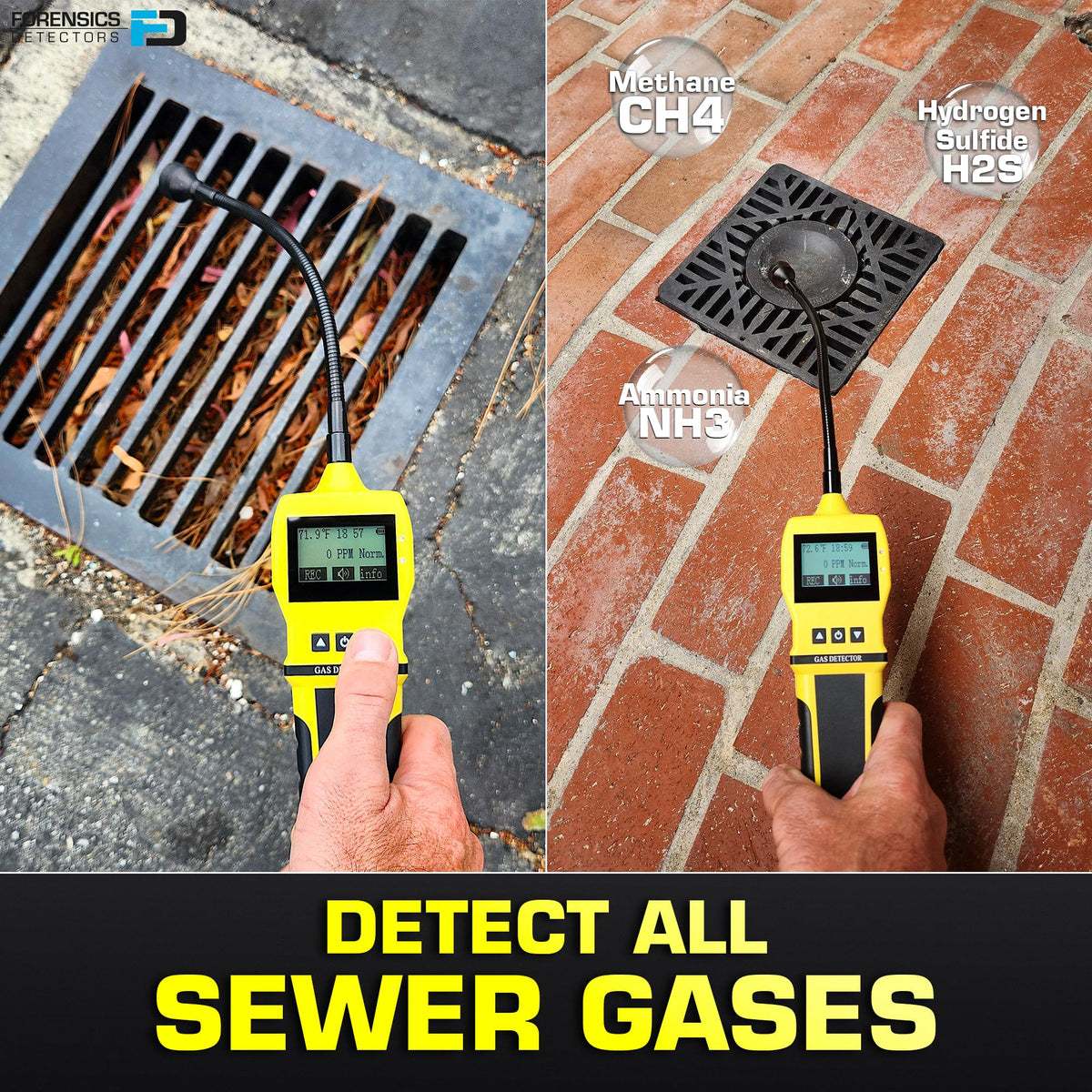 FORENSICS DETECTORS FD rugged case highlighting shock and water resistance