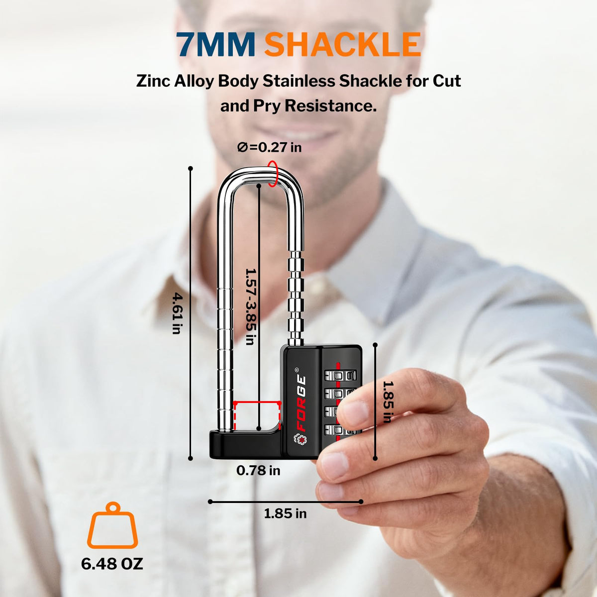 Forge 4-digit keyless combination offers quick, resettable access