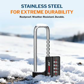 Forge versatile padlock suited for toolboxes, storage, and cases