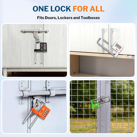 Forge padlock on a school gym locker illustrating secure personal storage