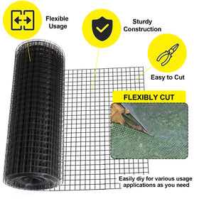 Forimo chicken coop wire mesh 1inch secures poultry area.