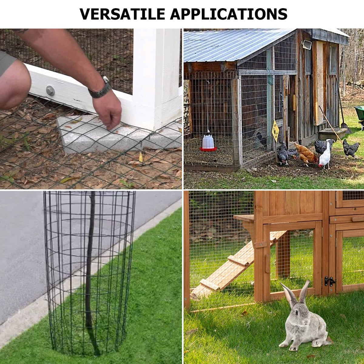 Forimo durable garden fence mesh 1inch for property borders.