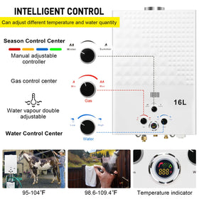 Forimo compact portable water heater ideal for RVs and cabins