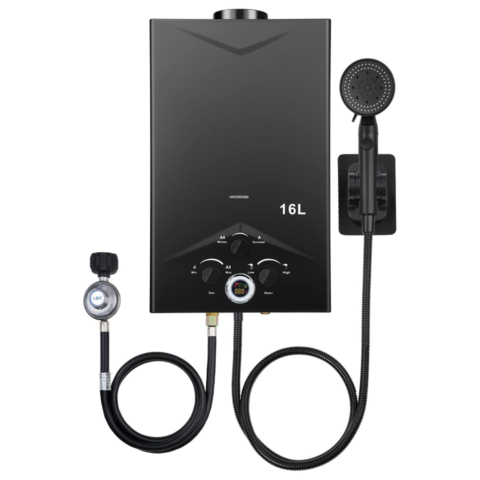 Forimo tankless water heater compact design ideal for outdoor use and easy transport.