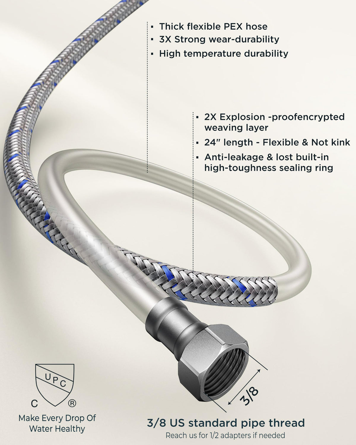 FORIOUS zero-lead materials support safe, compliant plumbing and long-lasting use.