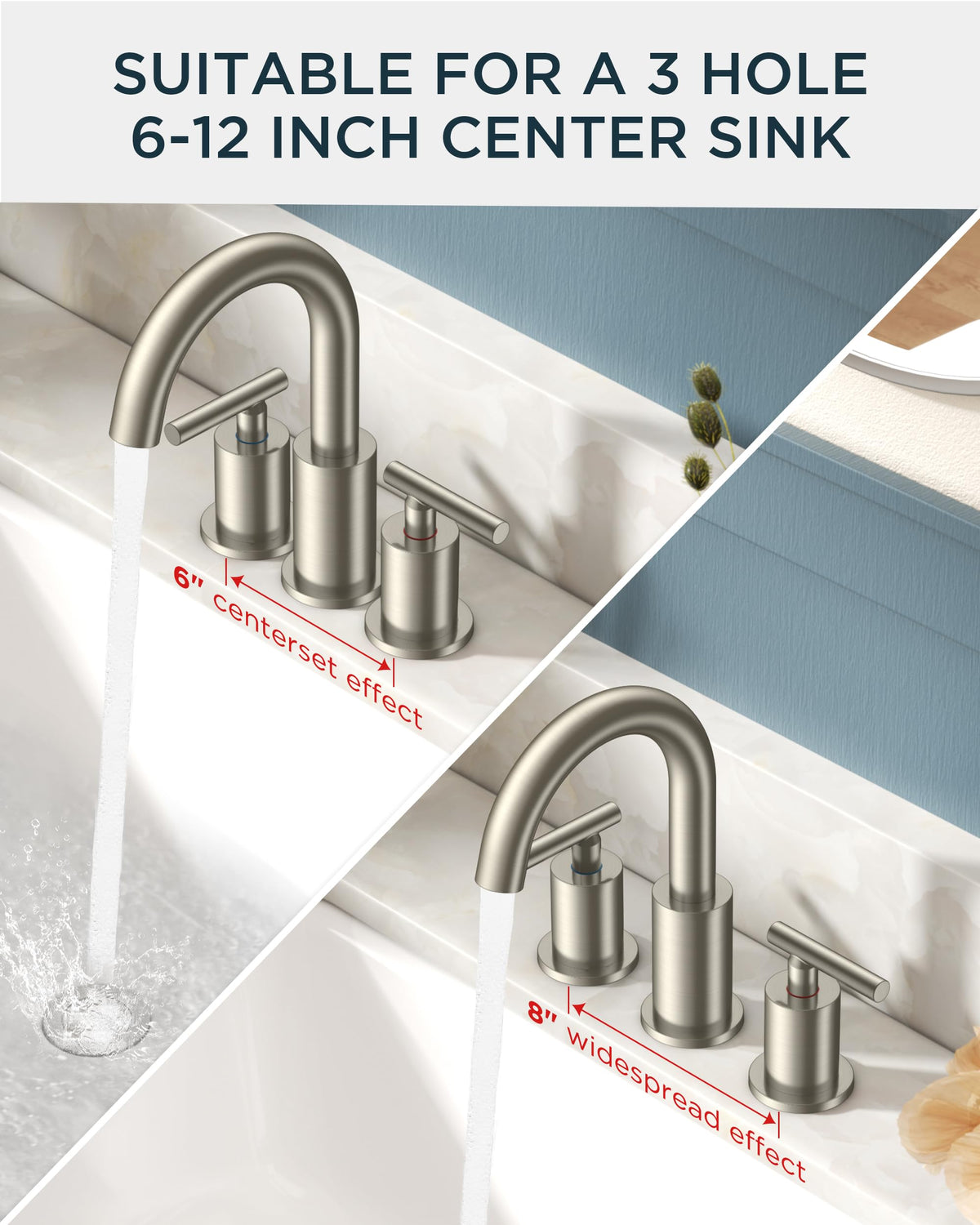 FORIOUS 316 stainless steel finish resists rust and fingerprints