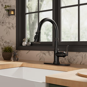 FORIOUS 3-in-1 faucet demonstrating spray mode for versatile kitchen tasks.