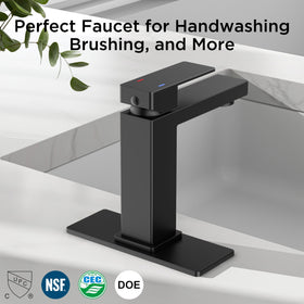 FORIOUS ceramic cartridge ensures drip-free performance over years.