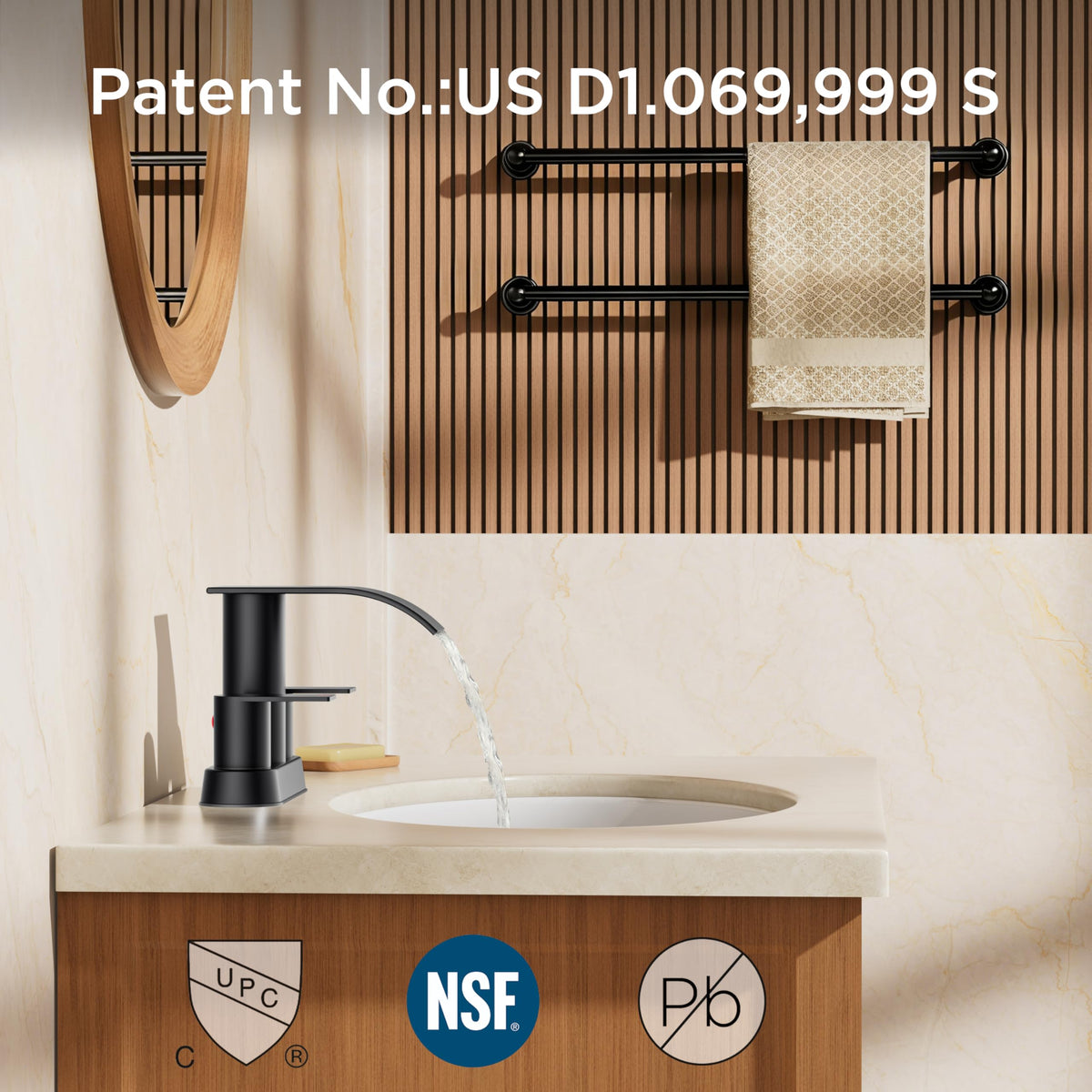 FORIOUS faucet installed in an RV sink saves space in small bathrooms.